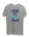 Shop Forget Things Half Sleeve T-Shirt-Front