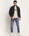 Shop Men's Black Solid Regular Fit Jacket-Full