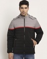 Shop Men's Black Solid Regular Fit Jacket-Front