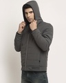 Shop Men's Grey Solid Regular Fit Jacket-Design