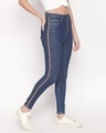 Shop Women Blue Solid Skinny Fit Jeans-Design