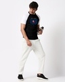 Shop Free Sprit Imposter Half Sleeve Raglan T-Shirt Black-White-Design