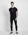 Shop Free Sprit Imposter Half Sleeve T-Shirt Black-Full