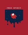Shop Free Sprit Imposter Half Sleeve T-Shirt Bold Red