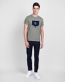 Shop Free Sprit Imposter Half Sleeve T-Shirt Meteor Grey-Full