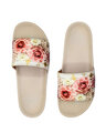 Shop FREECO Women's Slides Casual Daily Slippers Floral Print-Front
