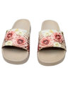Shop FREECO Women's Slides Casual Daily Slippers Floral Print-Design