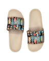 Shop FREECO Women's Slides Daily Slippers Flip Flops (Beige)-Front