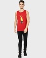 Shop Men's Red Freedom Feather Graphic Printed Vest-Full
