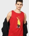 Shop Men's Red Freedom Feather Graphic Printed Vest