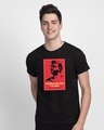 Shop Freedom Poster Half Sleeve T-Shirt - Jet Black-Front