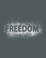 Shop Freedom Splatter Boyfriend T-Shirt-Full