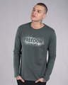 Shop Freedom Splatter Full Sleeve T-Shirt-Front