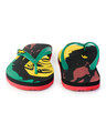 Shop Men's Green Bob Marley Flip Flops-Design