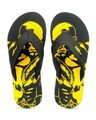 Shop Men's Yellow God Of War Flip Flops-Front