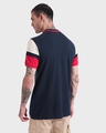 Shop Men's Navy Blue Cut & Sew T-shirt-Design