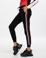 Shop French Stripes Sports Trim Joggers-Front