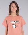 Shop Friday Penguin Boyfriend T-Shirt-Front