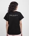 Shop Women's Black Friends Central Park Graphic Printed Boyfriend T-shirt-Design