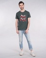 Shop Friends Christmas Socks Half Sleeve T-Shirt (FRL)-Full