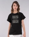 Shop Friends Doodle Boyfriend T-Shirt (FRL)-Front