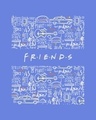 Shop Friends Doodle Boyfriend T-Shirt (FRL)-Full
