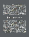 Shop Friends Doodle Half Sleeve T-Shirt (FRL)-Full