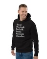 Shop Men's Black Friends Print Regular Fit Hoodie-Design