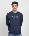 Shop Friends Logo Fleece Light Sweatshirt (FRL)-Front