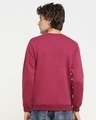Shop Men's Plum Red Friends Logo Typography Sweater-Design