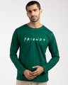 Shop Friends Logo Full Sleeve T-Shirt-Front