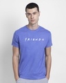Shop Friends Logo Half Sleeve T-Shirt (FRL)-Front