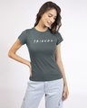 Shop Friends Logo Half Sleeve T-shirt (FRL)-Design