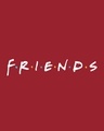 Shop Friends Logo Round Neck 3/4th Sleeve T-Shirt (FRL)