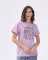 Shop Friends Sketch Doodle Boyfriend T-Shirt (FRL)-Front