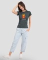Shop Fries And Vibes Half Sleeve T-Shirt Nimbus Grey-Design