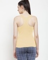 Shop Women's Beige Slim Fit Tank Top-Full