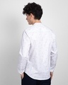 Shop Frost White Mandarin Collar Printed Shirt-Design