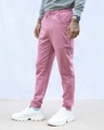Shop Frosty Pink Casual Jogger Pants-Full