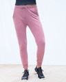 Shop Frosty Pink Casual Jogger Pants-Front