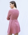 Shop Frosty Pink Flared Dress-Full
