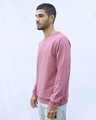 Shop Frosty Pink Fleece Light Sweatshirt-Design