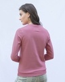 Shop Frosty Pink Fleece Light Sweatshirt-Full