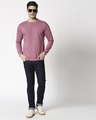 Shop Frosty Pink Fleece Sweatshirt-Full