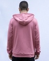 Shop Frosty Pink Fleece Zipper Hoodies-Full