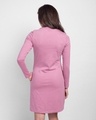 Shop Frosty Pink High Neck Pocket Dress-Design