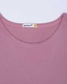Shop Frosty Pink Round Neck 3/4th Sleeve T-Shirt