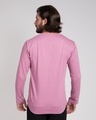 Shop Frosty Pink V-Neck Henley T-Shirt-Design