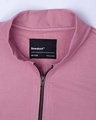 Shop Frosty Pink Zipper Bomber Jacket