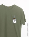 Shop Fuck Cigarettes Half Sleeve T-Shirt-Front